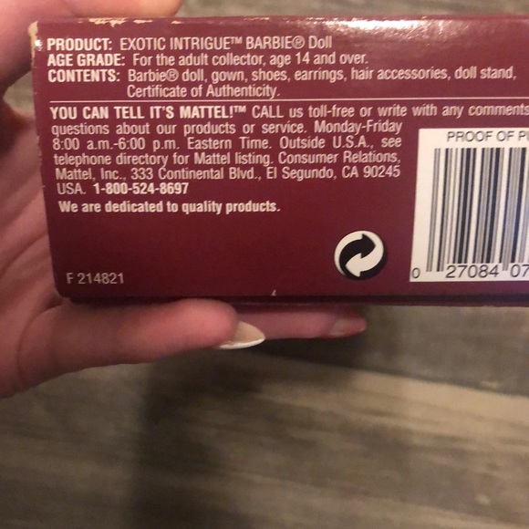 Rare Exotic Intrigue collectible Barbie - Picture 17 of 17